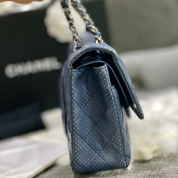 Chanel Perforated Double Flap Medium Bag - Picture 8 of 11